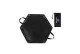 Fire Pit Fireproof Mat Hexagonal Foldable Firewood Bag Ember Heat Resistant Mat