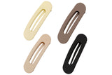 4Pcs Flat Claw Clips for Women Girls Large Lay Flat Hair Clips