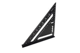 Metric Aluminium Alloy Square Protractor Triangle Ruler Measuring Tool