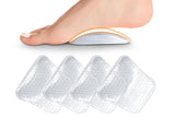 2 Pairs Non-Slip Transparent Arch Support Inserts for Flat Feet