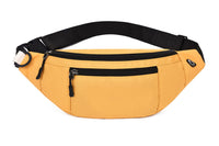 Unisex Bum Bag Fanny Pack Zip Pouch Waist Belt Wallet with Headphone Jack