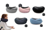 Memory Foam Travel Neck Pillow for Airplane