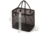 Foldable Large Capacity Bath Storage Net Bag for Bathroom
