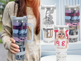 40oz Taylor Swift Inspired Insulated Tumbler with Straw
