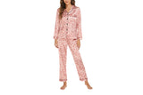 Print Satin Pyjamas Set