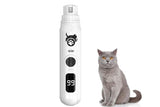 LED Display Pet Nail Grinder Dog Nail Trimmers With 3 Speeds