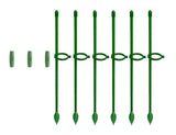 6pcs Plant Support Stakes with Clips Reusable Garden Stakes for Monstera Potted Plants