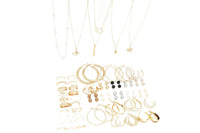 56Pcs Womens Jewellery Set Necklace Earrings Ring  Gift Set