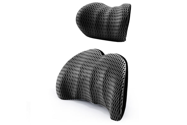 Car Seat Memory Foam Lumbar Back Pillow Support Back Chair Cushion Neck Pillow