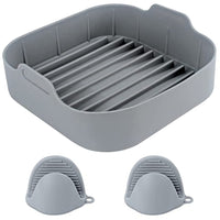 Reusable Air Fryer Liner Baking Tray with Gloves