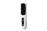 Portable Cordless Hair Straightener Brush LCD Display Straightening Comb