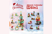 Christmas Advent Calendar Blind Box Building Blocks Set