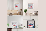Travel Memory Box Frame Ticket Postcard Banknote Display Case