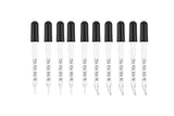 1ML Calibrated Medicine Droppers Glass Dropper Liquid Pipette