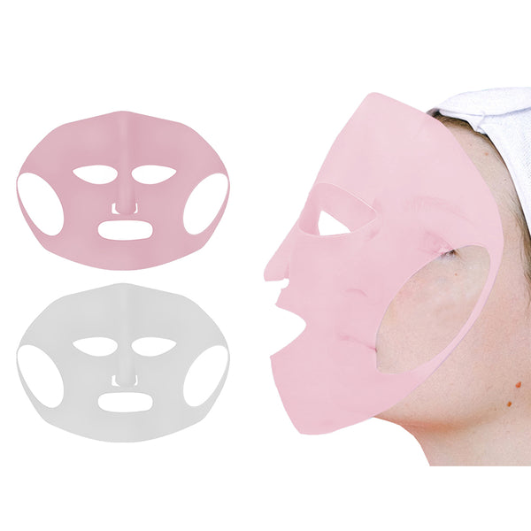 2Pcs Reusable Silicone Facial Mask Covers