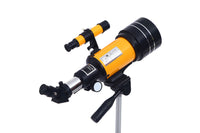 HD  Astronomical Telescope Stargazing 150X Magnification Portable Astronomy Refractor  Space Telescope for Children  with Finder Scope Tripod