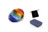Chakra Crystal Worry Stone – Anxiety Relief & Mindfulness Gift