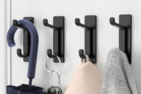 4Pcs Self Adhesive Wall Hook Hanger Home Kitchen Bathroom Hanger Cabinet Tool