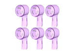 6Pcs Electric Toothbrush Clear Round Head Cover for Oral B