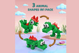 Building Block Assembly Model Set Dinosaur Animal Insect Brick Kit