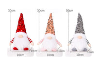 Christmas Gnome Xmas Decor with LED Light and Bling Hat