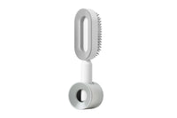 Self Cleaning Hair Brush for Women Cleaning Massage Hair Comb with Holder