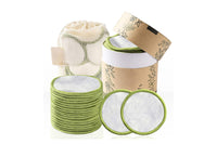 20Pcs Reusable Makeup Remover Pads with a Mesh Bag and Storage Box