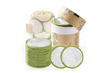 20Pcs Reusable Makeup Remover Pads with a Mesh Bag and Storage Box