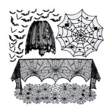 Halloween Decorations Kit Spiderweb Lace Covers Set Halloween Party Decors