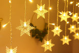 4M Curtain String Lights Christmas Window Lights for Party
