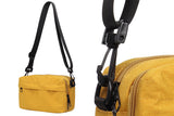 Travel Crossbody Bag with Luggage Sleeve Multi Layer Card Slots Sling Bag Passport Purse