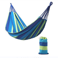 185 x 80cm Outdoor Striped Hammock