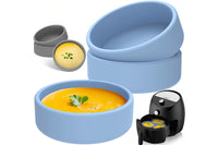 2Pcs Non-stick Air Fryer Egg Mold Silicone Egg Pancake Cup Muffins Cake Baking Mold