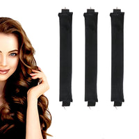 3Pcs Heatless Hair Curlers with Hook