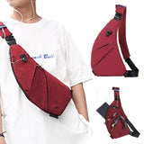 Multifunctional Anti-theft Sling Chest Bag Crossbody Bag