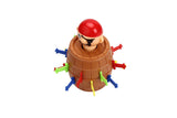 Barrel Pirate Pop-Up Toy with 16 Swords Fun Family Game