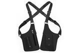 Outdoor Double Shoulder Armpit Bag with Multiple Pockets