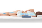 Lumbar Support Pillow with Memory Foam for Lower Back Pain Relief