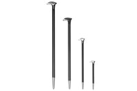 4Pcs Solid Steel Pry Bar Set with Rolled Heel
