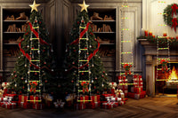 3 Meter Christmas Ladder Lights with Santa Claus