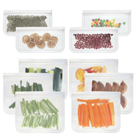 10Pcs/20Pcs Reusable Food Storage Bags Leakproof Food Bags