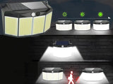 3 Mode 576 LED Solar Power Light Motion Sensor for Outdoor