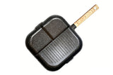 3-Section Grill Pan 3-Zone Non-Stick Grill Pan Frying Pan for Gas and Induction Stoves