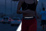 Unisex Running Waist Pack Fitness Belt with Reflective Strips