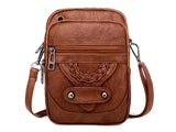 Women Crossbody Purse Multi-Pocket PU Leather Shoulder Bag Phone Bag