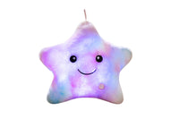 LED Light Star Plush Toy Soft Stuffed Star Mini Pillow