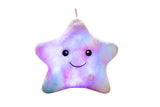 LED Light Star Plush Toy Soft Stuffed Star Mini Pillow