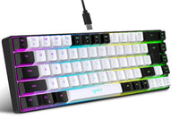 68 Keys Gaming Keyboard RGB Gaming Keyboard for Windows PC Laptop
