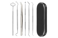 6Pcs Professional Dental Tool Kit  Stainless Steel Oral Care Set