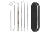 6Pcs Professional Dental Tool Kit  Stainless Steel Oral Care Set